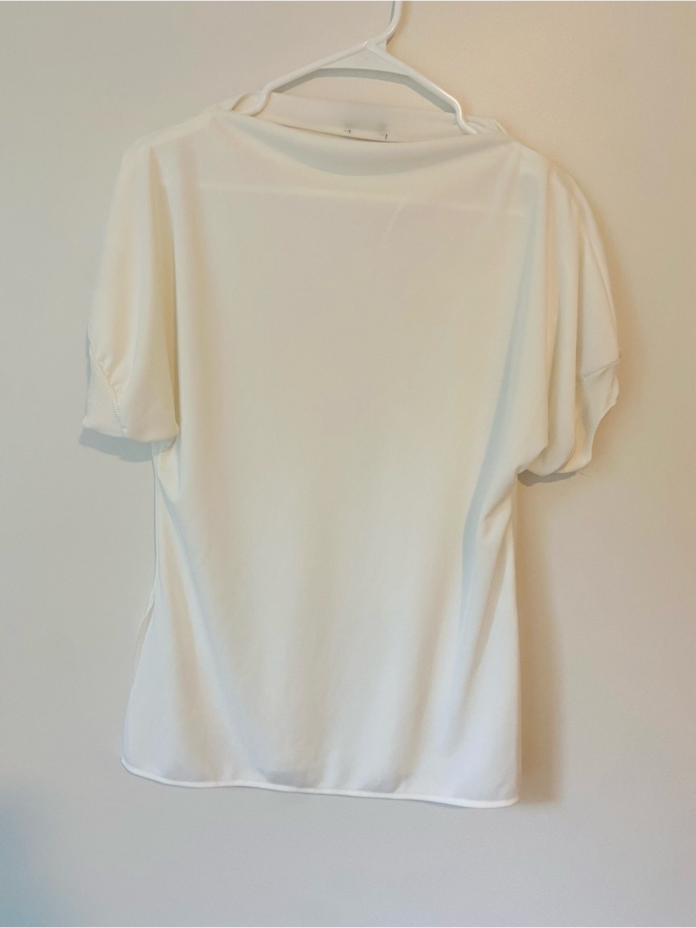 Zara white Short-Sleeve Top